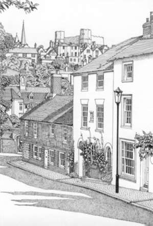 Thumbnail image: Lewes Castle from Priory Crescent