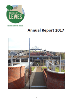Friends of Lewes Annual Report 2017 cover page