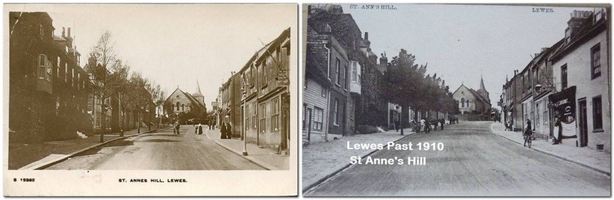 St Anne's Hill Elms, Lewes, 1916 and 1910