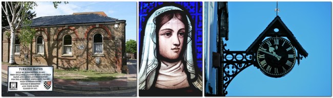 Turkish Baths, Gundreda Chapel, Lewes clocks
