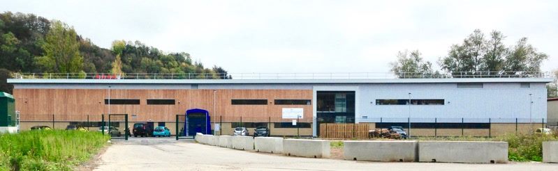 Gosnell's new building in Malling Brooks, Lewes