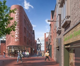 Lewes North Street Quarter new ironworks building cgi