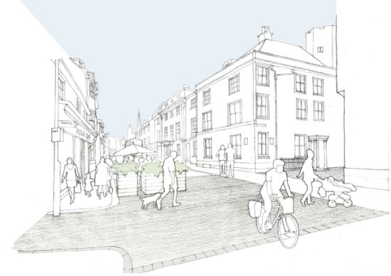 Lewes High Street by N Wiseman