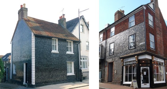 Mathematical tiles on Western Road and Market Street, Lewes