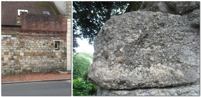 Southover High Street wall, and Lewes Priory gateway
