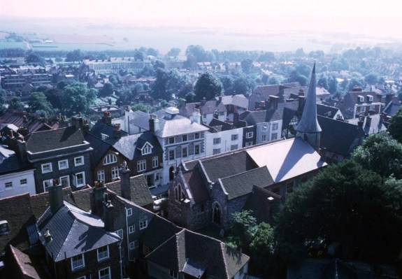View South from Lewes Castle Keep