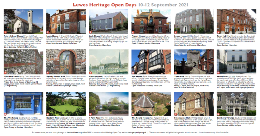 Lewes Heritage Open Days 2021 brochure 0908 update