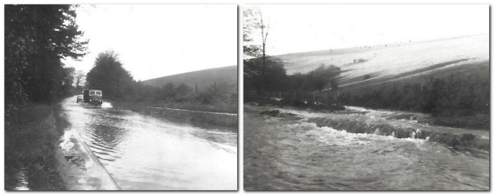 1960 flood on Brighton Road